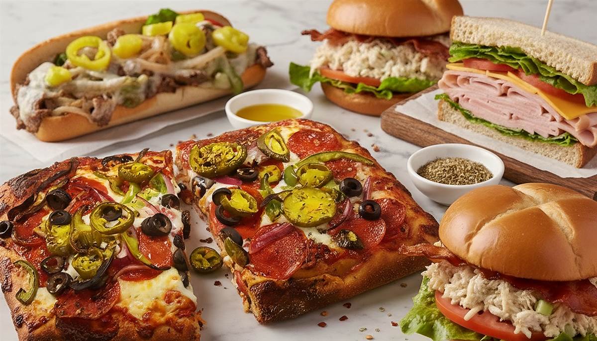 Calvert Corner Deli food spread