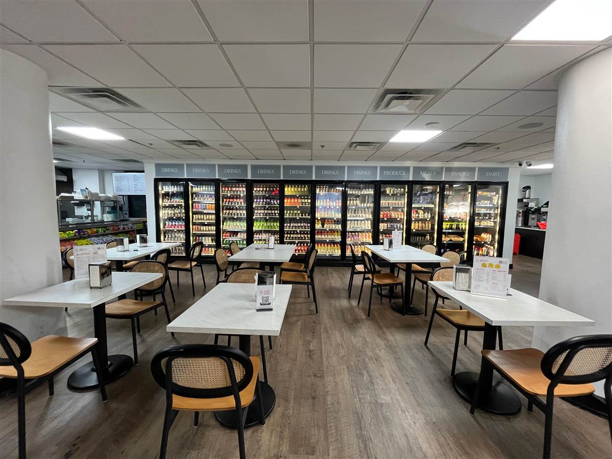 Calvert Corner Market shelves